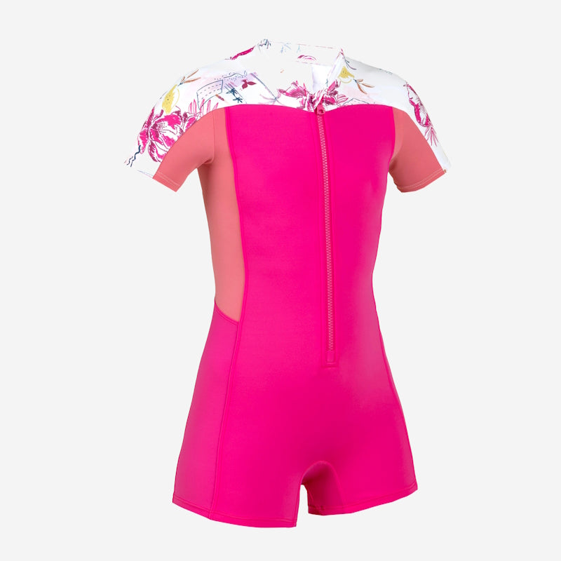 Kids Swimsuits: Pink & White