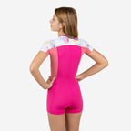 Kids Swimsuits: Pink & White