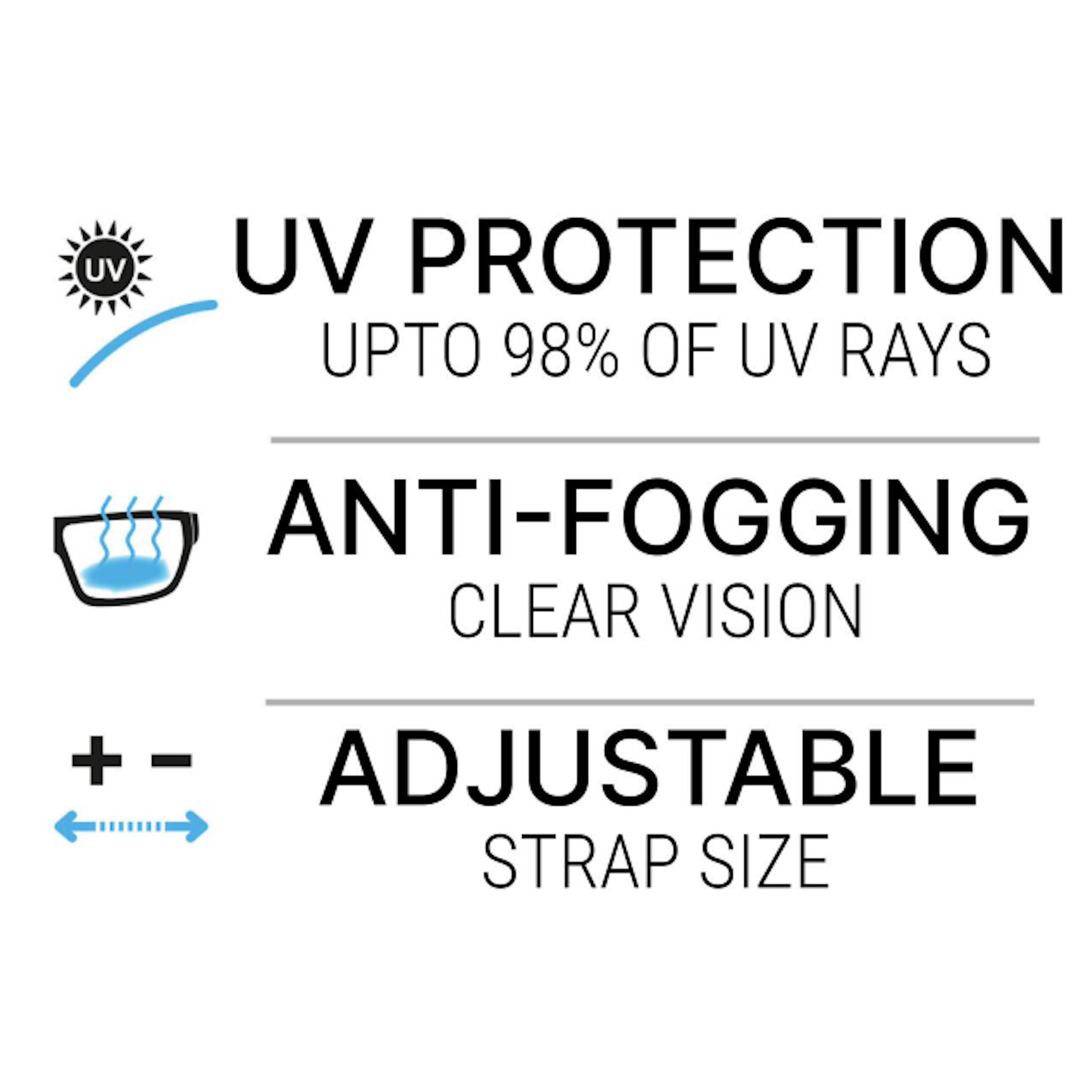 Goggles -  XBASE, Free-Size, Black