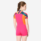 Kids Swimsuits: Pink & Orange