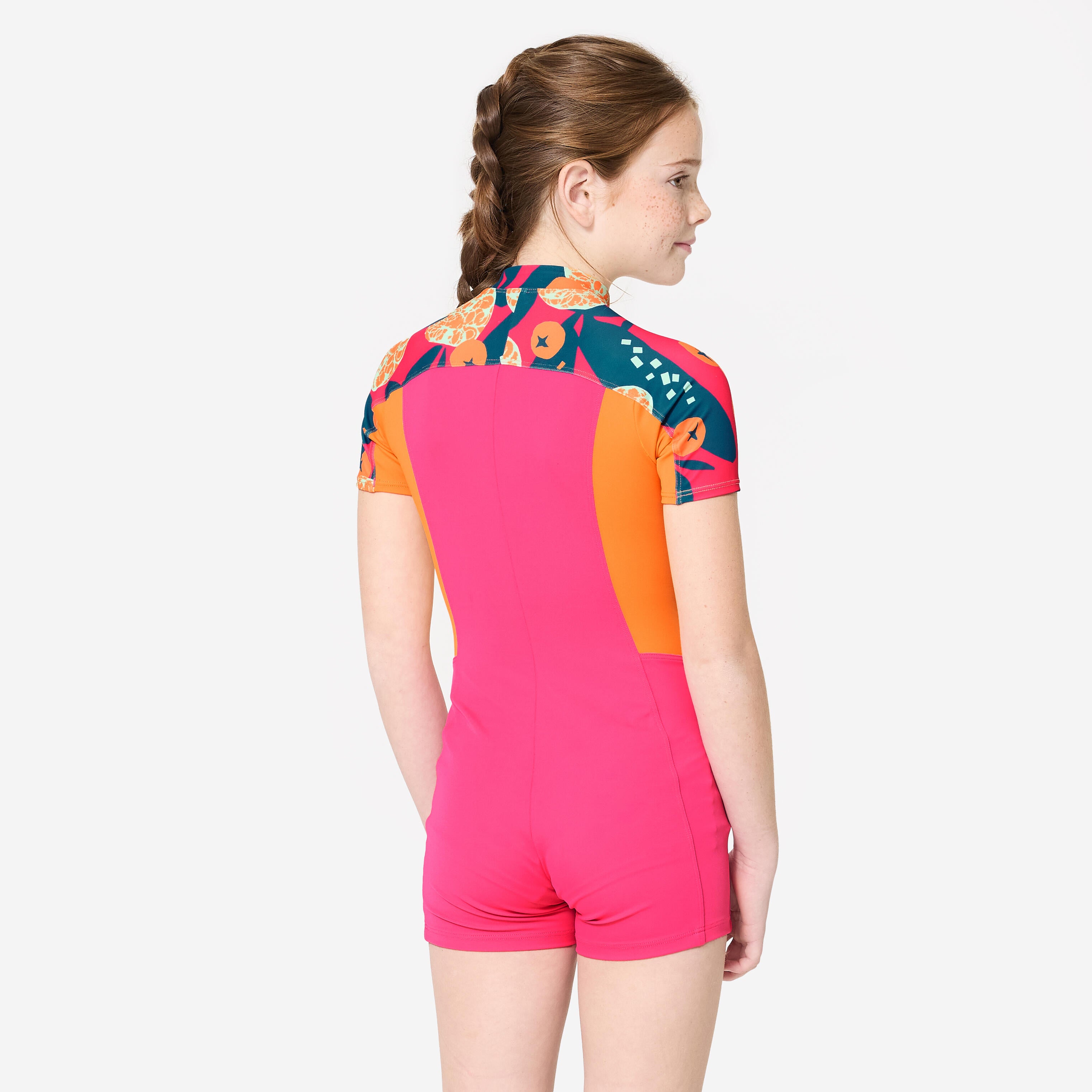 Kids Swimsuits: Pink & Orange